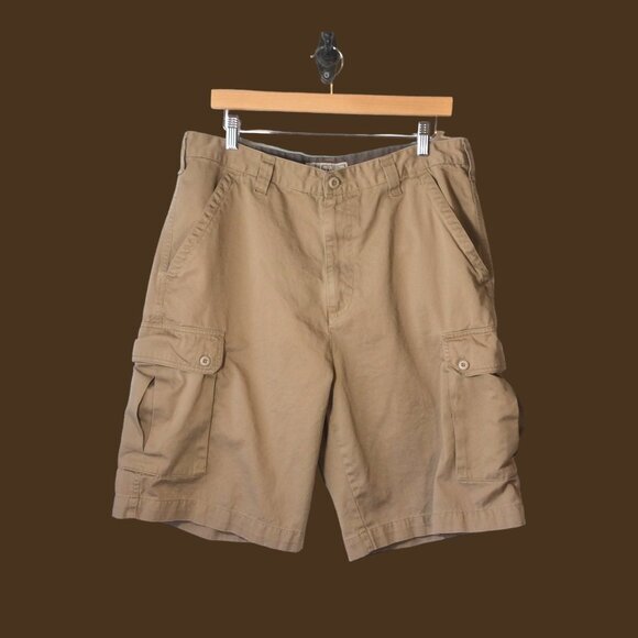 Arizona Tan Cargo Shorts Size 36 - Picture 1 of 8